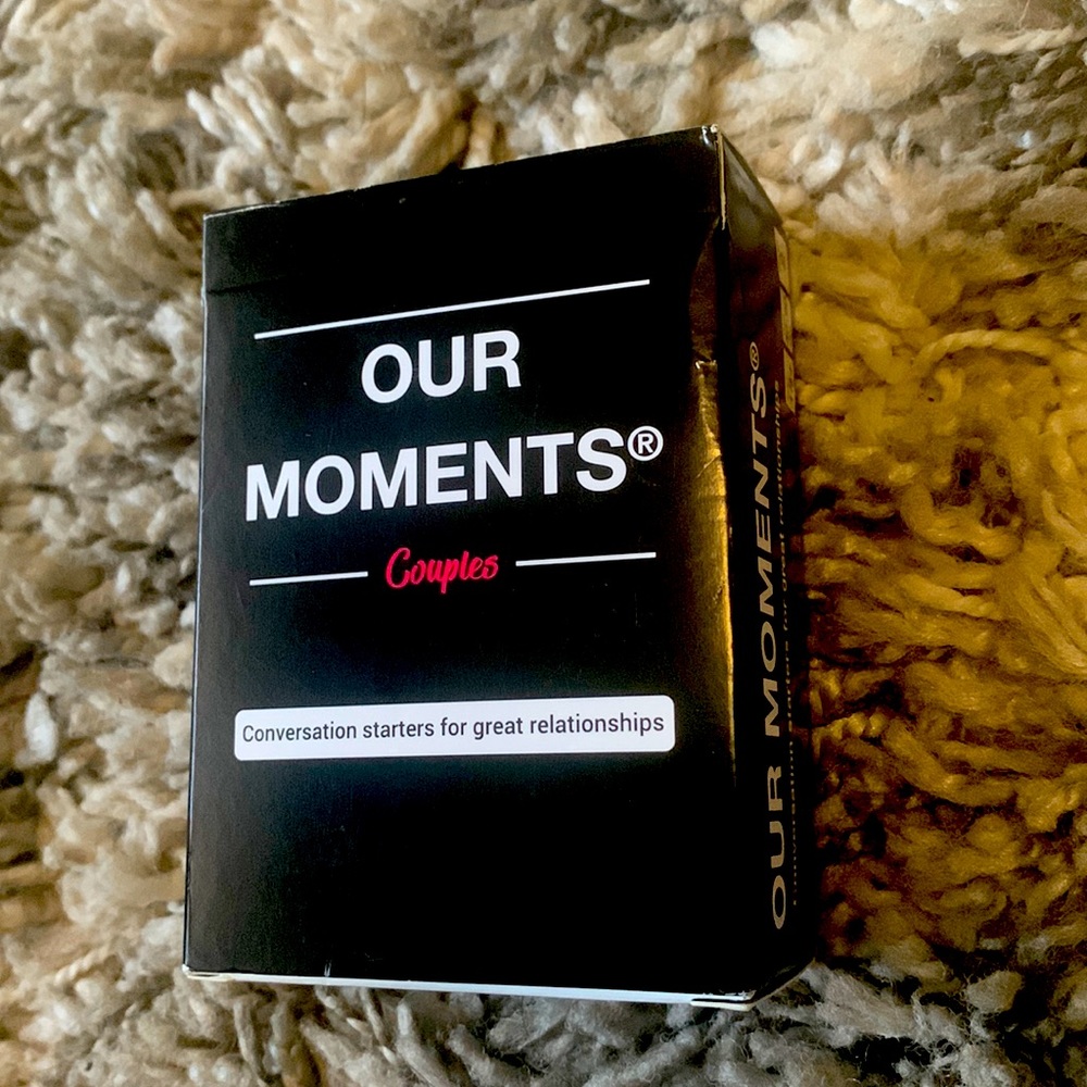 OUR MOMENTS Couples Card Game Conversation Starters for Great Relationship